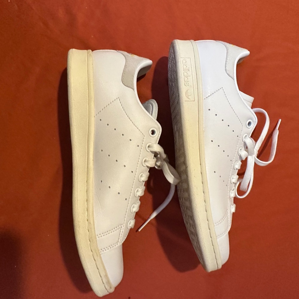 Adidas Stan Smith White‎ Leather Sneakers Women's Size 7.5
